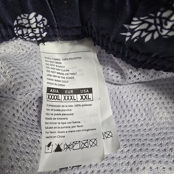 SILKWORLD Men's Swim Trunks Quick Dry Beach Shorts with Pockets XXL - Picture 11 of 11